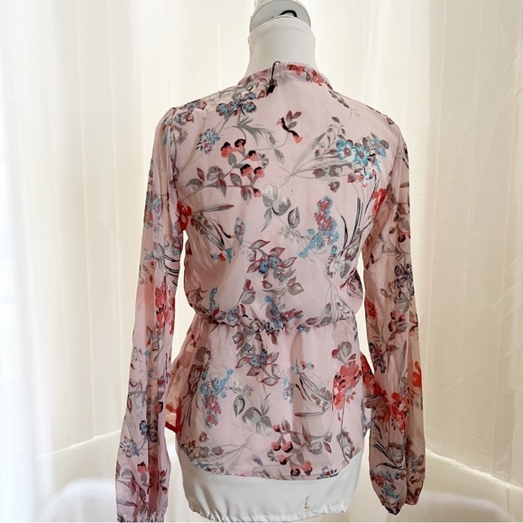 Boohoo floral blouse Size 4 NEW - Picture 3 of 11